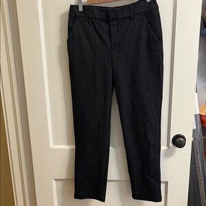 Wit & Wisdom Black & Gray Plaid Cropped Pants